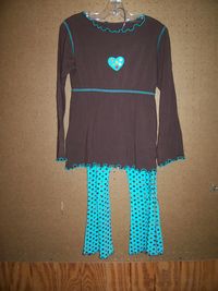 Mis Tee Vus 2PC Dress and Polka Dot Leggins