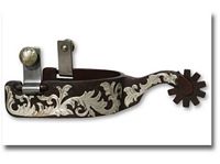 Avila Floral Brown Steel Spur