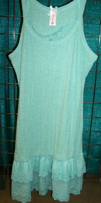 Down East Long Tank With Ruffles and Lace