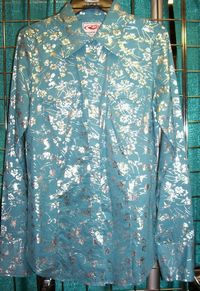 Roper Foil Snap Blouse